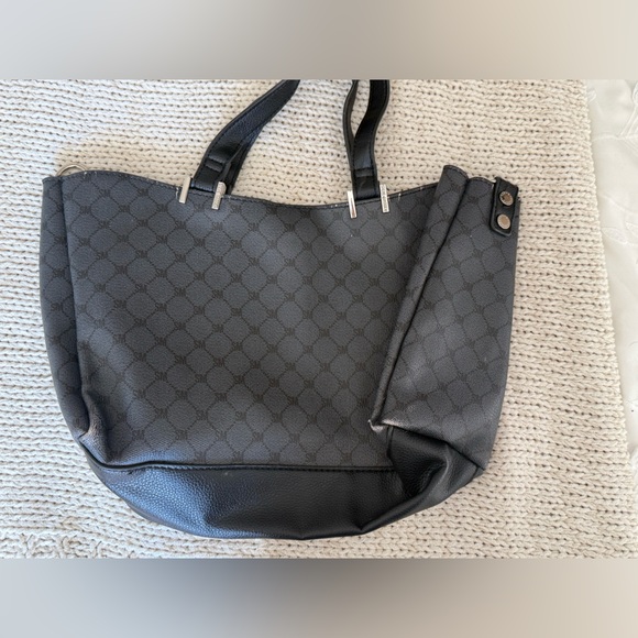 Steve Madden Charcoal and Black Bag - Picture 3 of 4